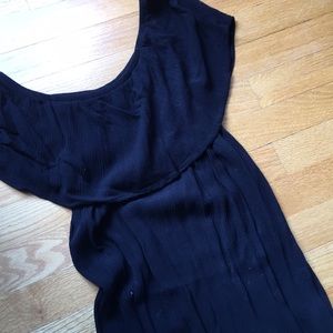 Black off the shoulder dress